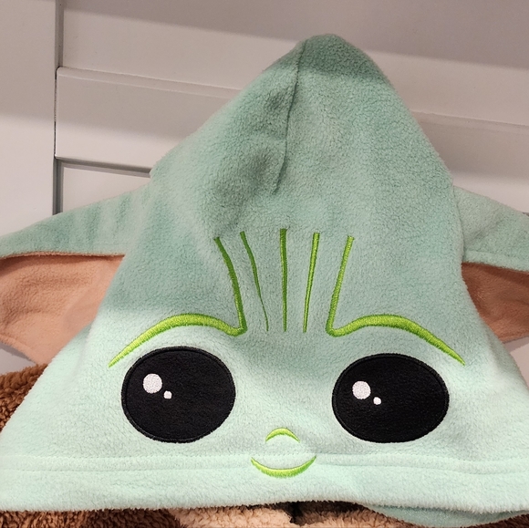 STAR WARS Adult Onsie Hoodie - Mandalorian Grogu Baby - One Size Hot Topic - Picture 5 of 8